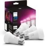 Philips Hue White & Color Ambiance E27 LED Leuchten 4er Pack