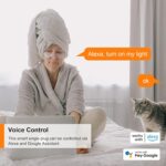 ANTELA Smart Steckdose – WLAN, Alexa & Google kompatibel, Strommessung, Timer, 16A, 2er-Set