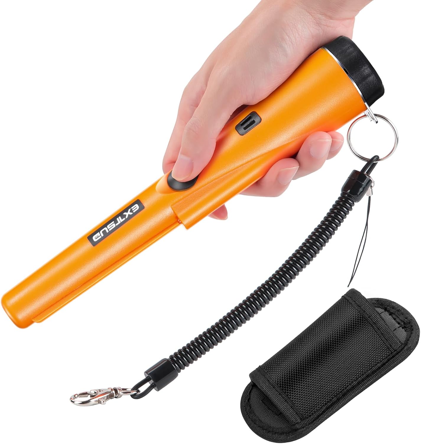 719LCfCpRNL._AC_SL1500_.jpg EXTSUD Tragbarer Metalldetektor & Leitungsfinder mit 360° Scan, LED Alarm, IP66 wasserdicht für Schatzsuche & Relikte