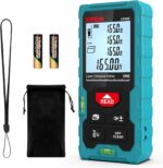 Kiprim Laser Entfernungsmesser 50m,70m,100m, Hohe Genauigkeit, Kompakt, Hintergrundbeleuchtetes LCD, ft/m/in Umschaltung, Wasserwaage