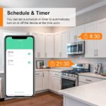 ANTELA Smart Steckdose – WLAN, Alexa & Google kompatibel, Strommessung, Timer, 16A, 2er-Set