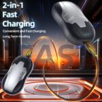 FANDLISS 2er-Set Handwärmer Elektrisch – 10000mAh, Doppelseitig, Schnellheizung, USB, Perfekt für Weihnachten – Bild 6