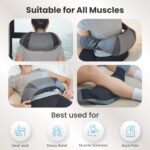 COMFIER Kabelloses Nackenmassagegerät mit Wärme – Shiatsu Massagekissen für Nacken, Rücken & Schultern – Bild 5