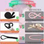 Lockenwickler Ohne Hitze, Samt Heatless Curls Band für Übernacht-Locken, Rutschfest, DIY Haarband für Mittleres & Langes Haar