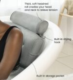 Everlasting Comfort Badekissen – Luxus Kopf-, Nacken- & Rückenstütze für Wanne & Spa