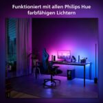 Philips Hue Play Gradient Lightstrip – 32/34”, dimmbar, 16 Mio. Farben, App-Steuerung, Alexa & HomeKit-kompatibel