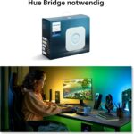 Philips Hue Play Gradient Lightstrip – 32/34”, dimmbar, 16 Mio. Farben, App-Steuerung, Alexa & HomeKit-kompatibel