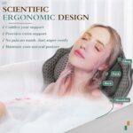 RUVINCE Luxus-Badekissen – Ergonomisch mit 4D-Polster & 6 Saugnäpfen