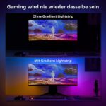 Philips Hue Play Gradient Lightstrip – 32/34”, dimmbar, 16 Mio. Farben, App-Steuerung, Alexa & HomeKit-kompatibel