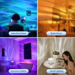 LED Sternenhimmel Projektor - Nordlicht Lampe mit 18 Effekten, Timer & Fernbedienung