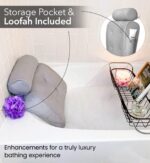 Everlasting Comfort Badekissen – Luxus Kopf-, Nacken- & Rückenstütze für Wanne & Spa