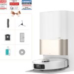 Dreame X40 Ultra - Saugroboter mit Wischfunktion, 12.000 Pa, 70°C Selbstreinigung & Auto-Entleerung