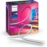 Philips Hue Play Gradient Lightstrip – 32/34”, dimmbar, 16 Mio. Farben, App-Steuerung, Alexa & HomeKit-kompatibel