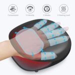 Comfier Kabelloses Handmassagegerät mit Wärme - 3 Stufen Kompression & Heizung, Wiederaufladbar, Perfekt für Karpaltunnel & Geschenke