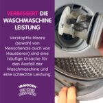 Vamoosh Tierhaarentferner – 6x100g für Waschmaschinen & Haustierbettwäsche
