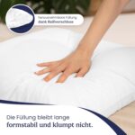 Gentle North 4er-Set Kopfkissen – Waschbar, Ökotex, Dekokissen für Bett & Sofa, mit Reissverschluss