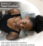 Everlasting Comfort Badekissen – Luxus Kopf-, Nacken- & Rückenstütze für Wanne & Spa