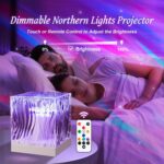 LED Sternenhimmel Projektor - Nordlicht Lampe mit 18 Effekten, Timer & Fernbedienung