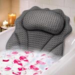 RUVINCE Luxus-Badekissen – Ergonomisch mit 4D-Polster & 6 Saugnäpfen