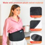 COMFIER Rückenmassage-Heizgürtel mit 3 Massagemodi & 2 Wärmestufen – Schnelle Heizfunktion für Rückenschmerzen, Ideal als Geschenk für Männer & Frauen