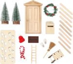 Nordstern Wichteltür Set – Komplettset mit Zubehör für Weihnachten & DIY-Dekoration