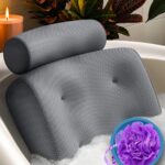 Everlasting Comfort Badekissen – Luxus Kopf-, Nacken- & Rückenstütze für Wanne & Spa