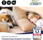Gentle North 4er-Set Kopfkissen – Waschbar, Ökotex, Dekokissen für Bett & Sofa, mit Reissverschluss