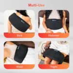 COMFIER Rückenmassage-Heizgürtel mit 3 Massagemodi & 2 Wärmestufen – Schnelle Heizfunktion für Rückenschmerzen, Ideal als Geschenk für Männer & Frauen