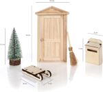 Nordstern Wichteltür Set – Komplettset mit Zubehör für Weihnachten & DIY-Dekoration