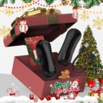 FANDLISS Elektrischer Handwärmer 2er Set – 6000 mAh, Wiederaufladbar, Magnetisch, Tragbar für Outdoor, Camping & Weihnachten