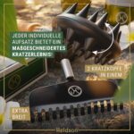 HELDSON® Rückenkratzer Holz – Stabil, ausziehbar & vielseitig [6 Kratzvarianten]