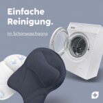 Vesta+ Badewannenkissen Nachtblau L – Ergonomisches Nackenkissen mit Saugnäpfen für Badewanne & Dusche