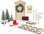 Nordstern Wichteltür Set – Komplettset mit Zubehör für Weihnachten & DIY-Dekoration