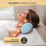 Vybelle® Badekissen – Ergonomisch & Atmungsaktiv für Nacken & Rücken, 4D Air Mesh, inkl. Tragetasche, Made in Germany
