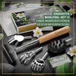 HELDSON® Rückenkratzer Holz – Stabil, ausziehbar & vielseitig [6 Kratzvarianten]