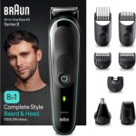 Braun 8-in-1 Barttrimmer & Bodygroomer – Wasserdicht, 80 Min Akku