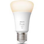 Philips Hue White E27 LED Leuchte, dimmbar, warmweiß, 806 lm – Smarte Steuerung per Sprache & App