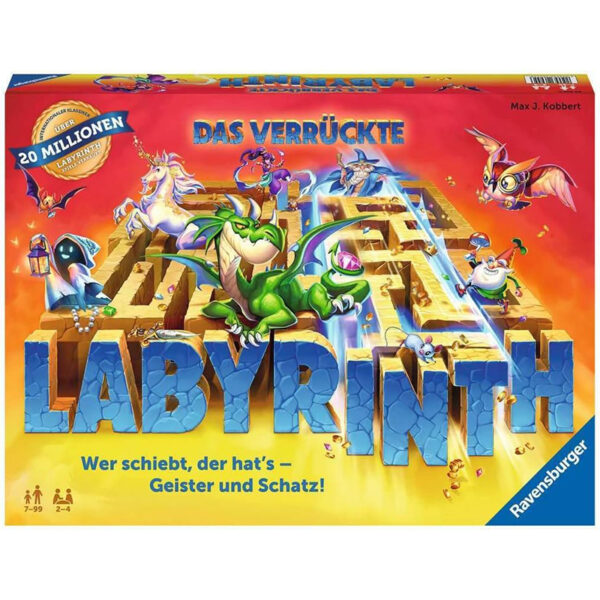 Ravensburger 26955 – Das verrückte Labyrinth, Brettspiel-Klassiker ab 7 Jahren