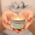 Body & Earth Handcreme Geschenkset – 4x Rosen-Duft, inkl. Fusscreme, Kerze & Seife