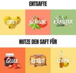 MixFino® Dampfentsafter für Thermomix TM6, TM5, TM31 & Friend – Automatisch entsaften