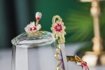 Luka Tech Glas-Teetasse mit Blumen & Schmetterling – Geschenk für Mama & Frauen