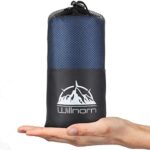WILLNORN 2in1 Hüttenschlafsack aus Mikrofaser