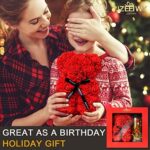 JZEEIWY Ewige Rose Geschenkbox – Rosenbär für Frauen, Mütter & Freundinnen – Perfekt für Geburtstag & Valentinstag