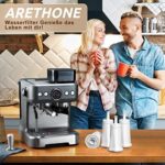 ARETHONE Wasserfilter Ersatz für Sage Kaffeevollautomaten (3–6 Stück), kompatibel mit Barista Express/Pro & mehr (SES810–SES990)
