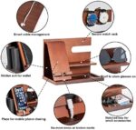 Valentinstag Geschenk für Männer - Holz Telefon Dockingstation & Nachttisch Organizer – Perfekt für Papa, Ehemann & Geburtstag! – Bild 4