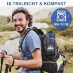 WILLNORN 2-in-1 Hüttenschlafsack – Leicht, XL & als Reisedecke nutzbar (95x220 cm) – Bild 6