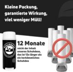 1 Jahr Frische im Schuh – Schwarze Magie gegen Fußgeruch, 12 Monate Schutz ohne Spray