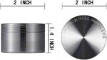LIHAO 4-teiliges Pollen Grinder Set für Tabak, Kräuter, Gewürze & Kaffee mit Scraper