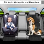 Ezilif Sitzschoner Auto – Isofix geeignet, rutschfest, Schutz für Kindersitze