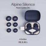 Alpine Silence Ohrstöpsel – V-Form Passform, weiche Spitzen